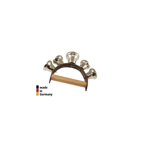 Grelots Rohema Poignee Cuir - 5 Clochettes