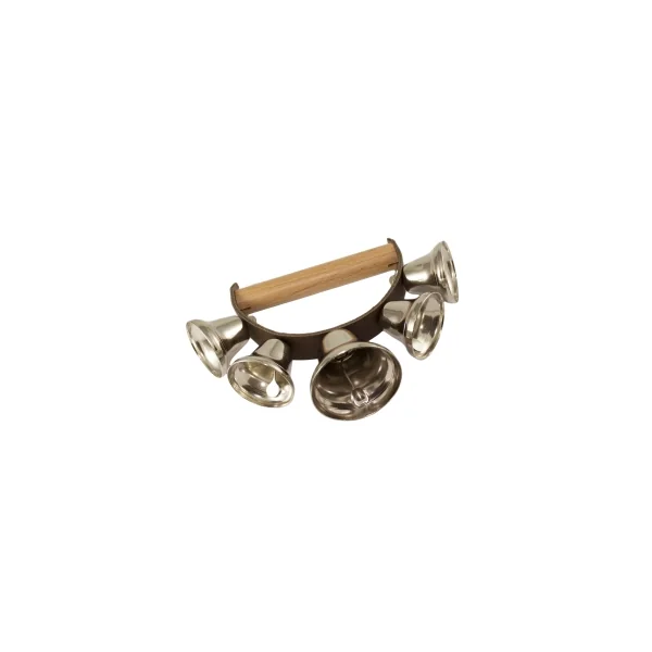 Grelots Rohema Poignee Cuir - 5 Clochettes