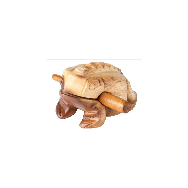 Guiro Nino Grenouille Bois Naturel - Large