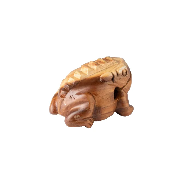 Guiro Nino Grenouille Bois Naturel - Large