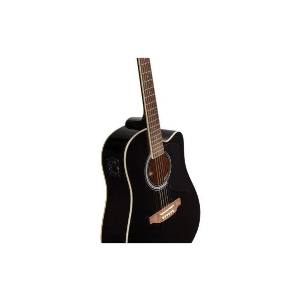 Guitares électro acoustiques Eko Ranger 6 Ce Noire