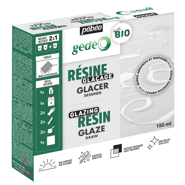 Gédéo résine glaçage biosourcée 150ml