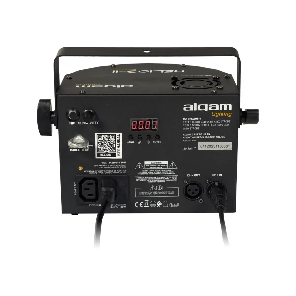Helios II Algam Lighting - Derby + Stroboscope 2-en-1