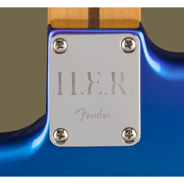 H.E.R. Stratocaster Ltd (MN, MEX) - blue marlin