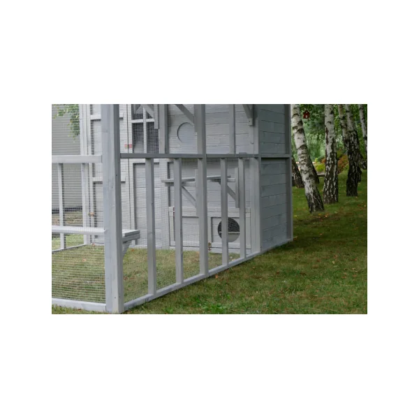 Hotel à Chats Catio de Luxe Maison Chat Enclos Grillagé Parc de Détente Chat avec Plateformes