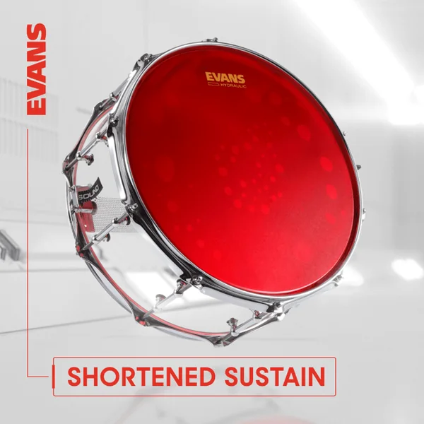 Hydraulic Red Coated Snare Batter - 14 pouces