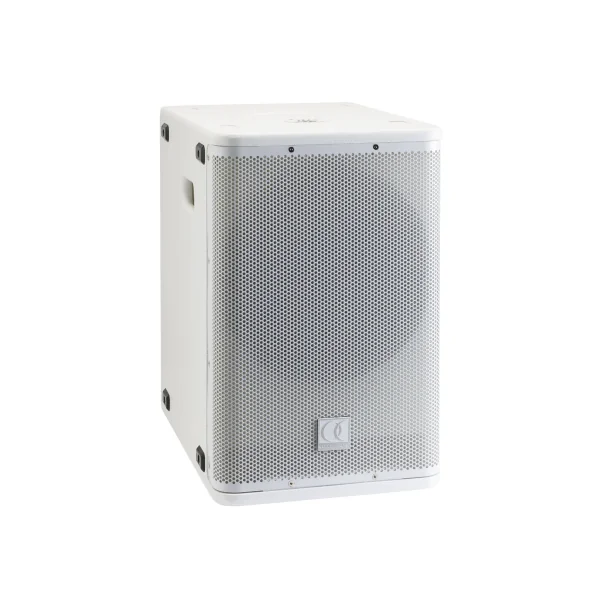iLINEsub12Aw Audiophony - Caisson de basses 12 pouces actif 700W + 700W avec DSP intégré – Blanc
