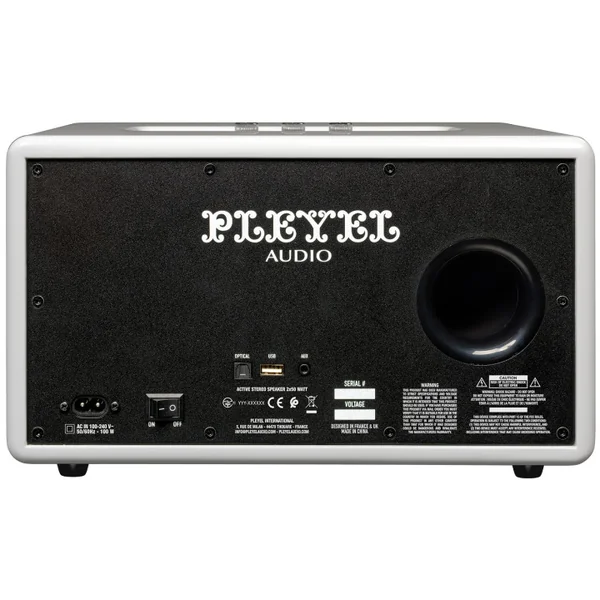 Imperator 250 Enceinte Bluetooth® 2 x 50 Watts blanc laqué