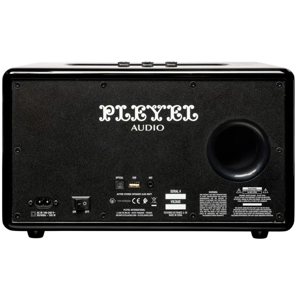 Imperator 250 Enceinte Bluetooth® 2 x 50 Watts noir laqué