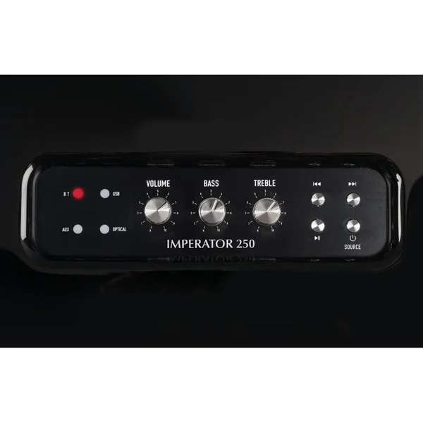 Imperator 250 Enceinte Bluetooth® 2 x 50 Watts noir laqué