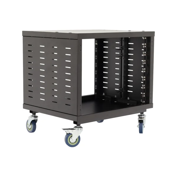 IR-8G ALGAM AUDIO - Rack studio 8U acier 19" avec roulettes