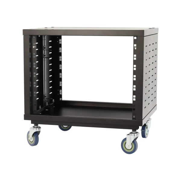 IR-8G ALGAM AUDIO - Rack studio 8U acier 19" avec roulettes