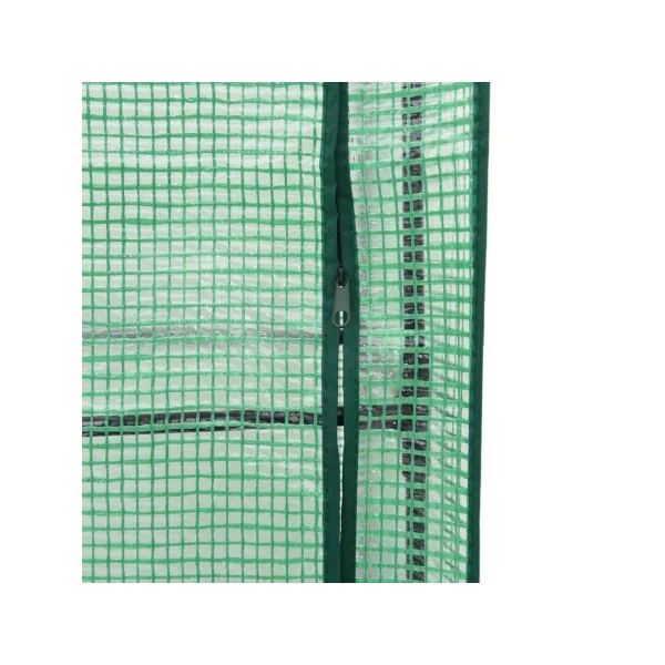 Jardinière Blanche avec Serre 40x40x123 cm pour Balcon Terrasse Jardin