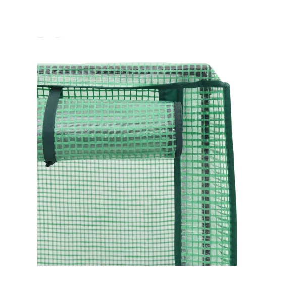 Jardinière Gris Clair avec Serre 160 cm en Polypropylène pour Balcon Terrasse Jardin