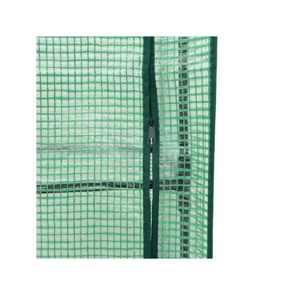 Jardinière Noir avec Serre 40x40x140 cm pour Balcon Terrasse Jardin