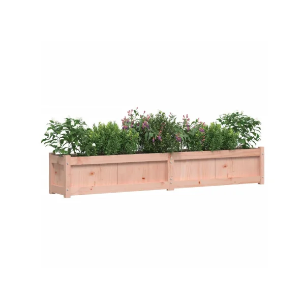 Jardinière Rectangulaire Potager 180 cm Jardinière en Douglas Massif Jardinière Pot de Fleurs
