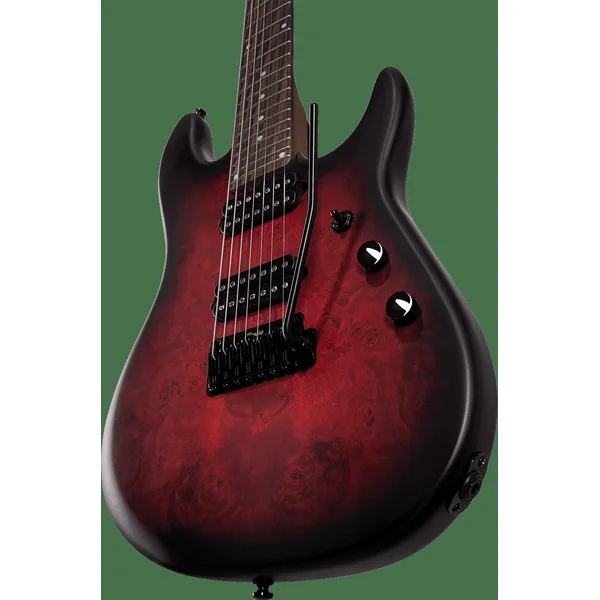 Jason Richardson Cutlass 7-string - dark scarlet burst satin