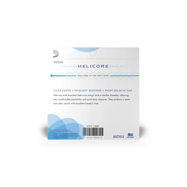 Jeu D'addario Helicore Violon 1/4 Medium