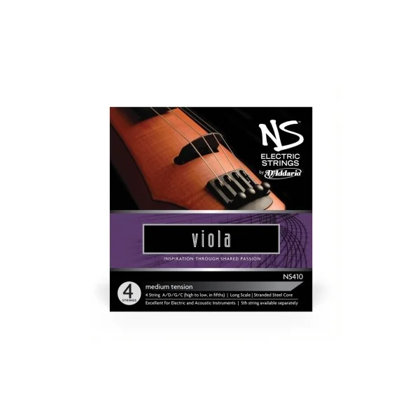 Jeu D'addario NS Electric Alto Long Scale tension Medium