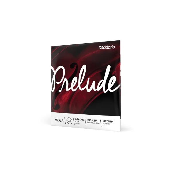 Jeu D'addario Prelude Alto Extra-Short Scale tension Medium (12")