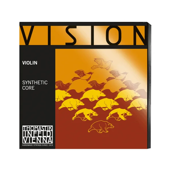 Jeu de 4 cordes avec Re Aluminium Violon Vision