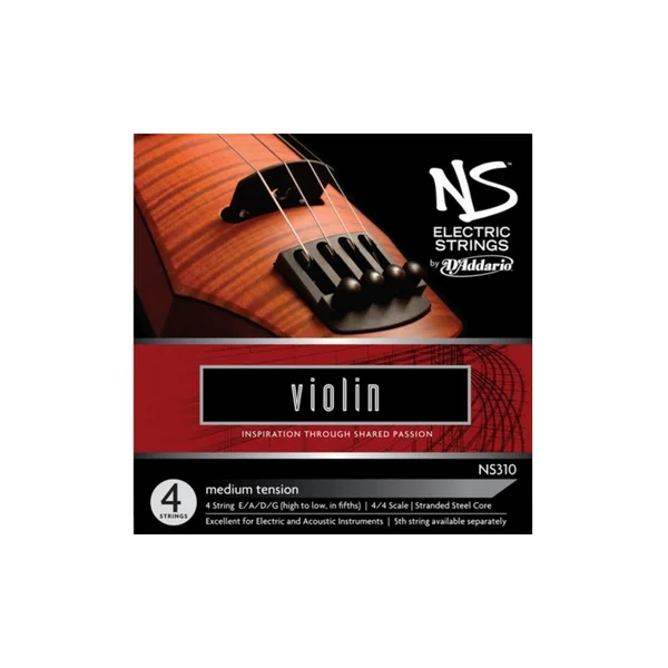 Jeu de 4 cordes Violon NS310 Electric