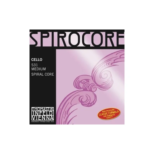 Jeu Spirocore Chrome Tirant moyen Violoncelle 3/4