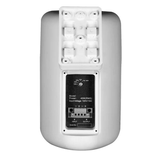 JS-EST40B Enceinte murale 40-20-10 Watts 100 V