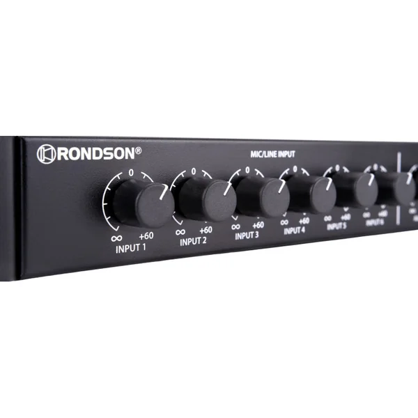 JS-PP62 Préamplificateur mélangeur 8 entrées Mic/ Ligne