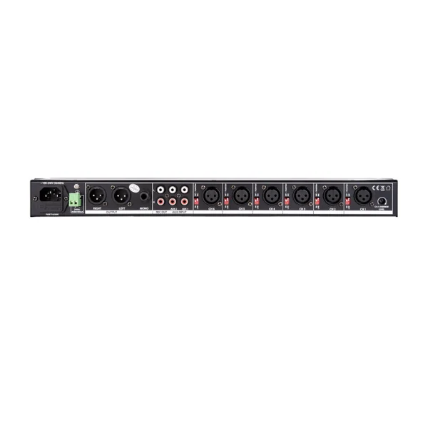 JS-PP62 Préamplificateur mélangeur 8 entrées Mic/ Ligne