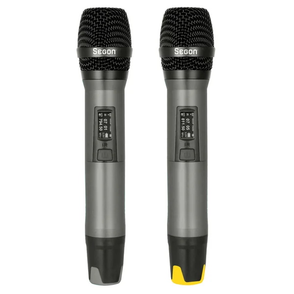 JS-WM18D Système Double Microphone HF sans fil true diversity