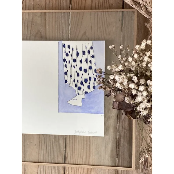 Jupe à pois – Delphine Simon