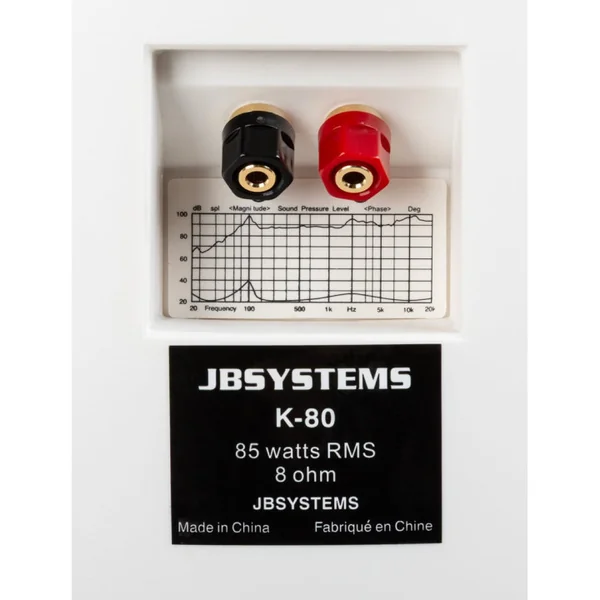 K-80/White Paire d'enceintes passives 85 watts IP 43