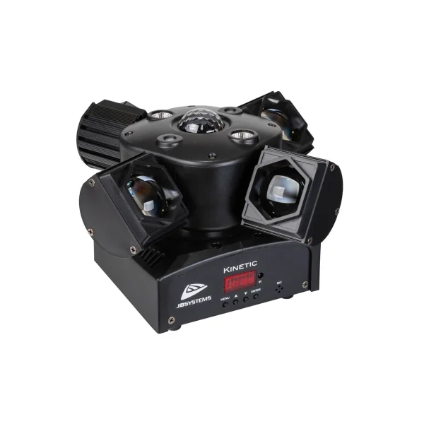Kinetic JB Systems - Effet multifaisceau 4 en 1 Beam wash Strobe et laser bicolore