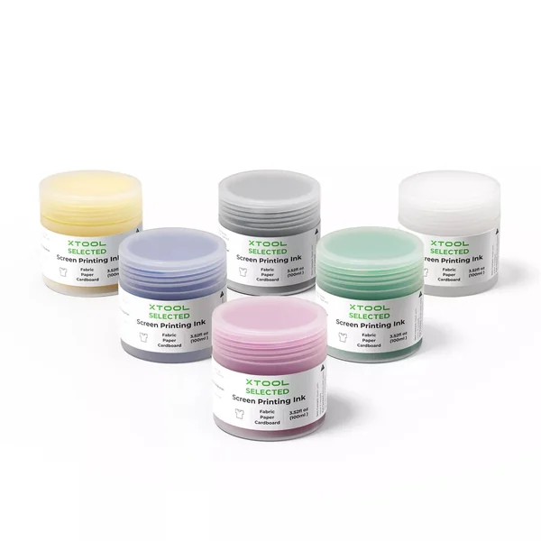 Kit d'encre de sérigraphie de couleurs de base (6 couleurs)