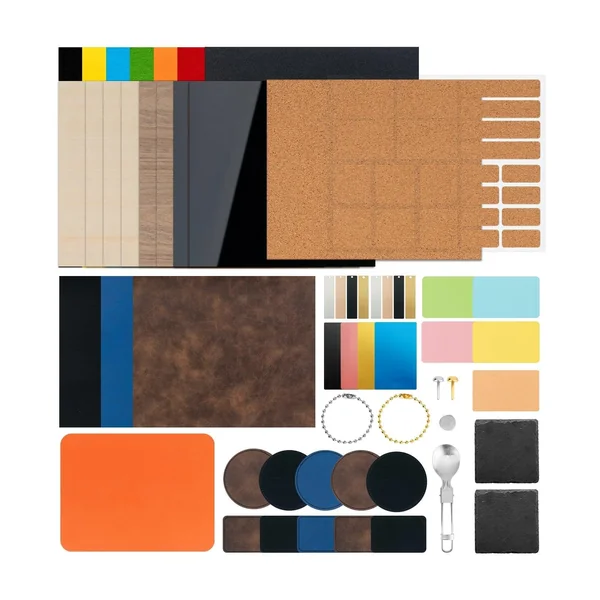 Kit d'exploration des matériaux au laser (111pcs)