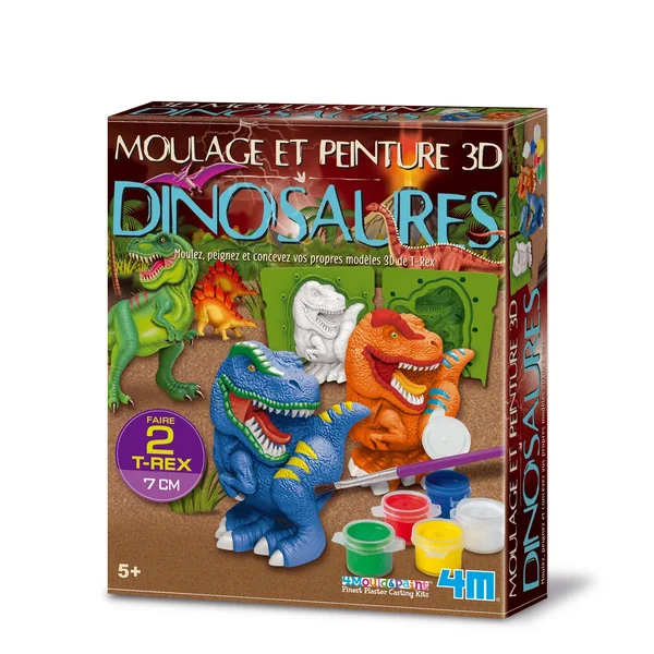Kit DIY moulage 4M Dinosaures 3D