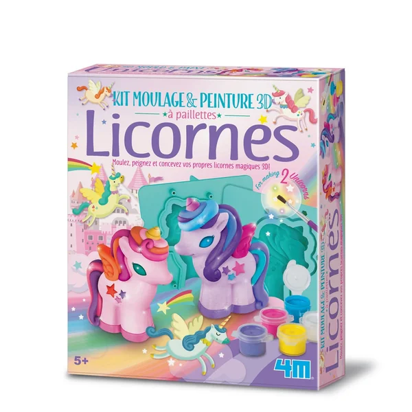 Kit DIY moulage 4M Licornes 3D