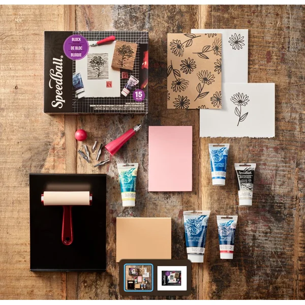 Kit impression linogravure de luxe (15 pièces)