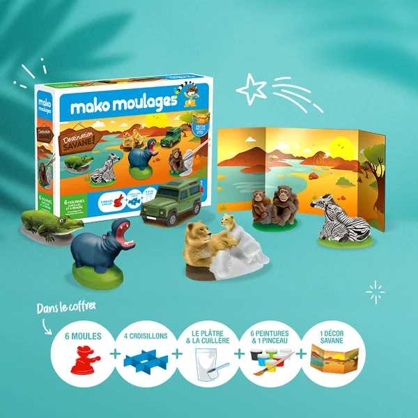 Kit moulage Destination savane