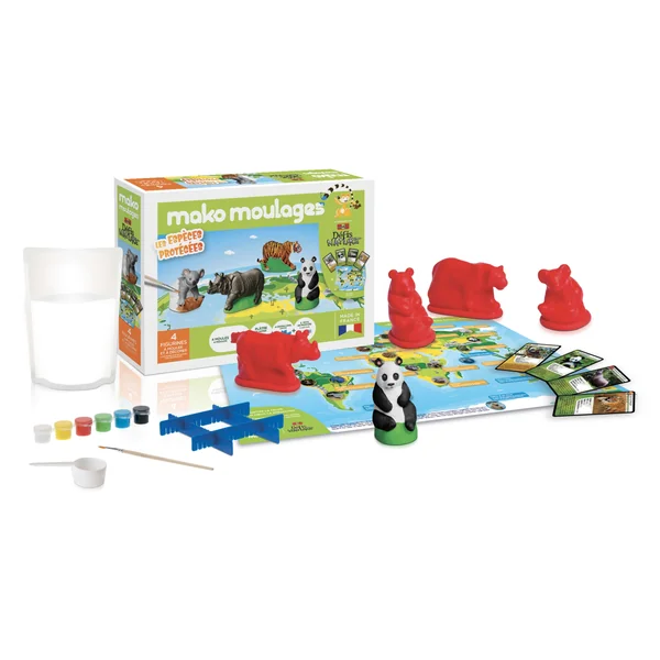 Kit moulage Les espèces protégées
