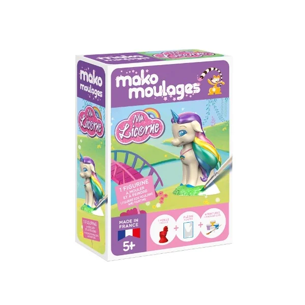 Kit moulage "Ma licorne Arc-en-ciel"
