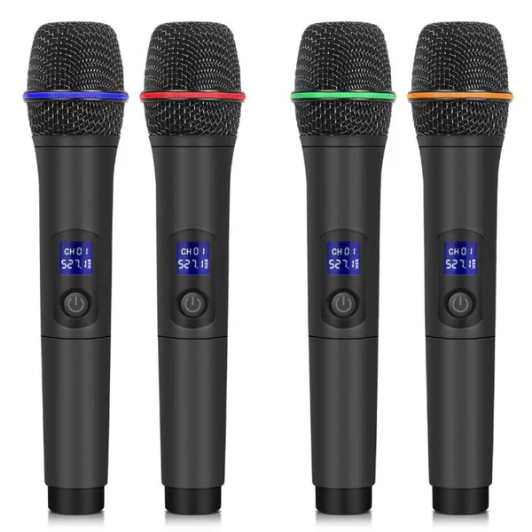 LA-MIC104 Set de 4 Microphones UHF sans fil