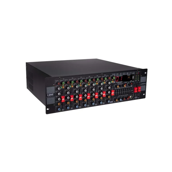 LA-MIXRACK Table de Mixage amplifiée 8 canaux