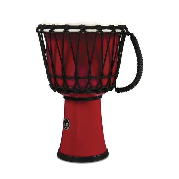 Latin Percussion Djembe World 7-inch Rope Tuned Circle - Red (LP1607RD)