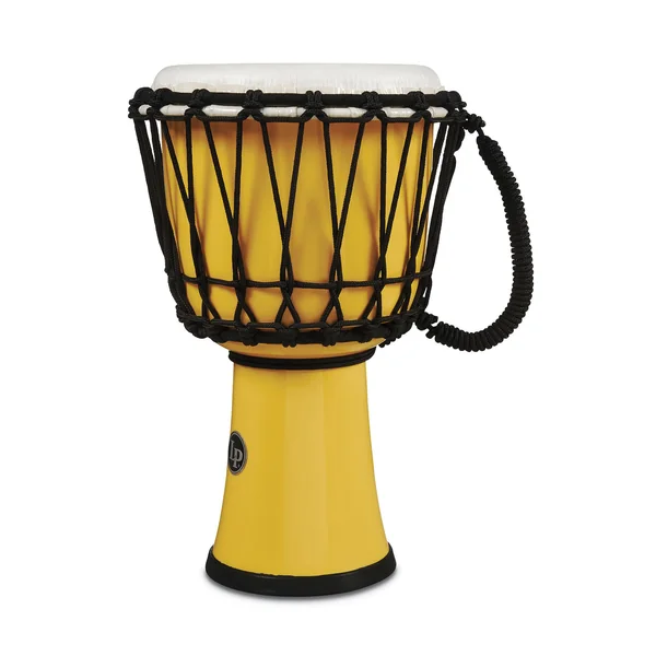 Latin Percussion Djembe World 7-inch Rope Tuned Circle - Yellow (LP1607YL)