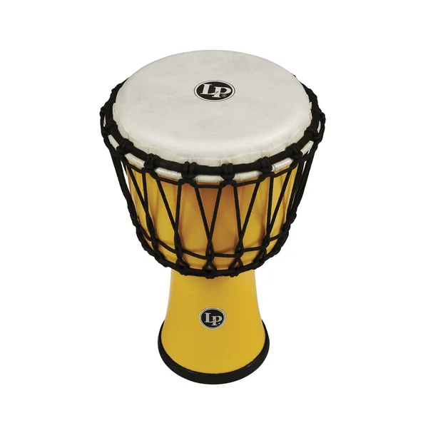 Latin Percussion Djembe World 7-inch Rope Tuned Circle - Yellow (LP1607YL)