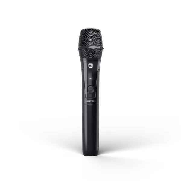 LD Systems ANNY® 10 HHD 2 B8 - 10" système Bluetooth®-PA portable sur batterie avec mixer et 2x micros main sans fil