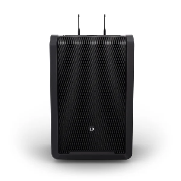 LD Systems ANNY® 10 HHD 2 B8 - 10" système Bluetooth®-PA portable sur batterie avec mixer et 2x micros main sans fil