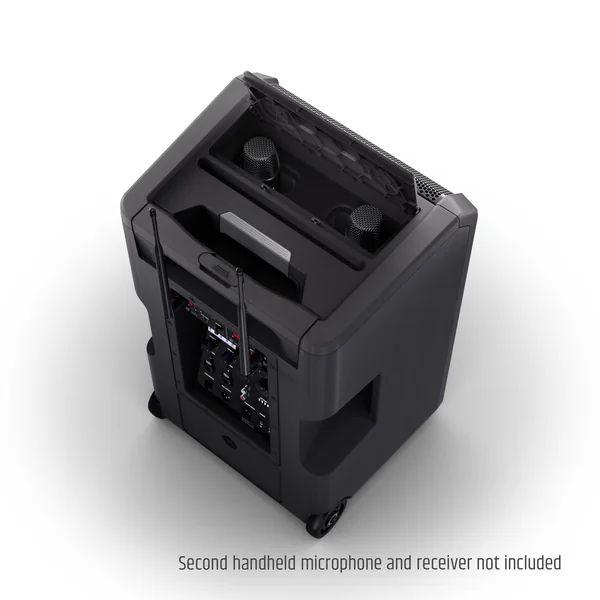 LD Systems ANNY® 10 HHD B8 - 10" système Bluetooth®-PA portable sur batterie avec mixer et 1x micro main sans fil